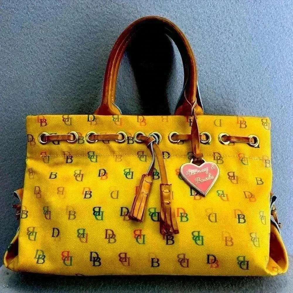 Dooney and Bourke Y2K tassel, rainbow, handbag, signature, retro, purse